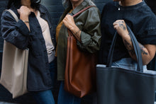 Load image into Gallery viewer, Gather Tote | Large Shoulder Bag | High Quality Upcycled Vinyl