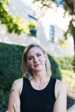 Load image into Gallery viewer, How Sweet It Is Earrings | Repurposed Stainless Steel Auto Retaining Ring | Gold Plated Ear Wire