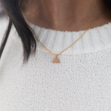 Load image into Gallery viewer, Tipping Point Necklace | Repurposed Automotive Copper Shims | Gold Plated Chain