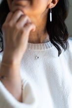 Load image into Gallery viewer, From the Heart Necklace | Repurposed Automotive Steel Disc | Sterling Silver Chain