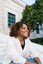 Load image into Gallery viewer, Get Ready Necklace | Repurposed Copper Hairpin for Electric Vehicles | Gold Plated Chain