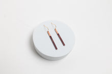 Load image into Gallery viewer, EmPower Earrings | Repurposed Automotive Copper Hairpin for Electric Vehicles | Gold Plated Ear Wire