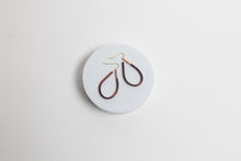 Load image into Gallery viewer, Power Within Earrings | Repurposed Copper Hairpin for Electric Vehicles | Gold Plated Ear Wire