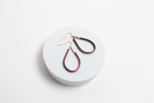 Load image into Gallery viewer, Power Within Earrings | Repurposed Copper Hairpin for Electric Vehicles | Gold Plated Ear Wire