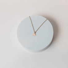 Load image into Gallery viewer, Tipping Point Necklace | Repurposed Automotive Copper Shims | Gold Plated Chain