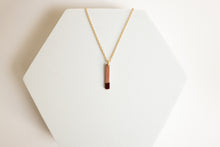 Load image into Gallery viewer, Get Ready Necklace | Repurposed Copper Hairpin for Electric Vehicles | Gold Plated Chain