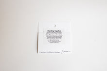 Load image into Gallery viewer, Mending Together Necklace | Repurposed Auto Copper Brake Line & Steel Shim| Gold Plated Chain