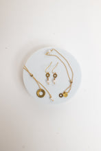 Load image into Gallery viewer, Promise Adjustable Bracelet | Freshwater Pearl & Repurposed Auto Brass Washers | Gold Plated Chain