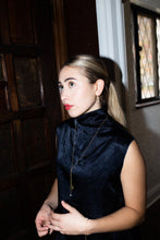 Load image into Gallery viewer, Promise Drop Earrings | Freshwater Pearl & Repurposed Brass Auto Parts | Gold Plated Ear Wire