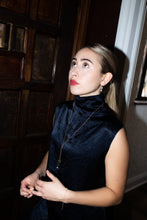 Load image into Gallery viewer, Promise Drop Earrings | Freshwater Pearl & Repurposed Brass Auto Parts | Gold Plated Ear Wire