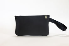 Load image into Gallery viewer, Momentary Wristlet | Zippered Clutch with Handle | Made with Repurposed Automotive Leather