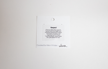 Load image into Gallery viewer, Respect Earrings | Repurposed Auto Copper Brake Line | Amethyst Gemstone | Gold Plated Ear Wire