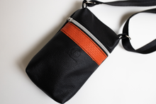 Load image into Gallery viewer, Hit the Road, Jack | Crossbody Stadium Bag made with Repurposed Automotive Leather