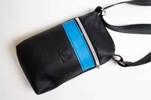 Load image into Gallery viewer, Hit the Road, Jack | Crossbody Stadium Bag made with Repurposed Automotive Leather