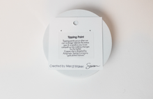 Load image into Gallery viewer, Tipping Point Earrings | Repurposed Automotive Copper Shims | Gold Plated Ear Wire