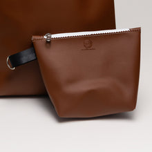 Load image into Gallery viewer, Grab n Go Clutch | Zippered Bag made with Upcycled Vinyl donated by Ford Motor Company