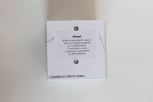 Load image into Gallery viewer, Known Personalized Initial Necklace | Salvaged Steel Auto Part | Sterling Silver Chain