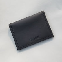 Load image into Gallery viewer, Minimalist Wallet | Repurposed Automotive Leather | Card Pockets | Black, Gray