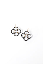 Load image into Gallery viewer, Mini Earrings | Repurposed Auto Retaining Rings & Brass Rivets | Gold Plated Ear Wire