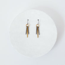 Load image into Gallery viewer, Trinity Earrings | Repurposed Automotive Cotter Pins | Stainless Steel Ear Wire