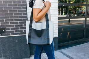 Continuous Leather Tote