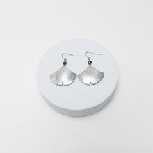 Load image into Gallery viewer, Resilience Ginko Leaf Earrings with Pearl