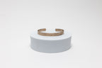 Stop & Breathe Cuff | Upcycled Automotive Copper Brake Line Hammered for Texture