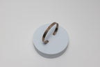 Stop & Breathe Cuff | Upcycled Automotive Copper Brake Line Hammered for Texture