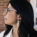 Connections Earrings | Repurposed Auto Parts | Stainless Steel | Gold Plated Ear Wire