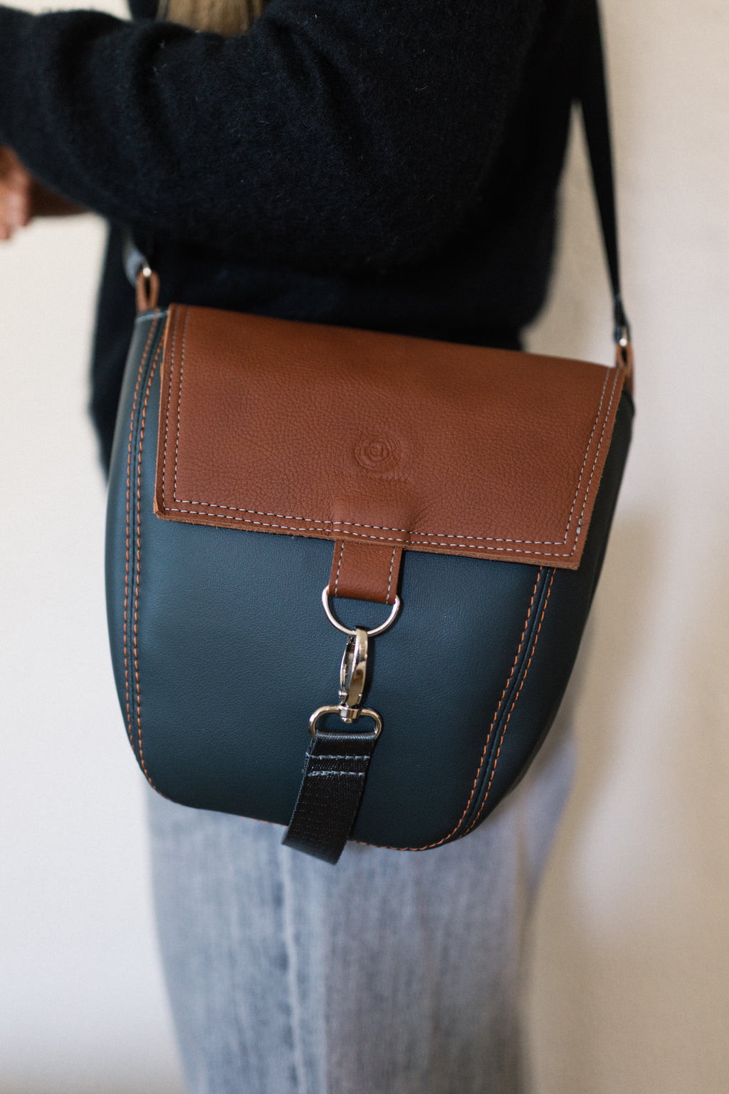 Come See About Me | Crossbody Purse made from Repurposed Ford Explorer Head Rest & Automotive Leather