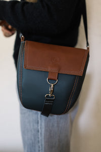Come See About Me | Crossbody Purse made from Ford Explorer Head Rest & Automotive Leather