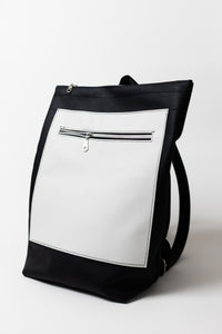 Shop Around Backpack | Upcycled Backpack Made From Salvaged Automotive Leather