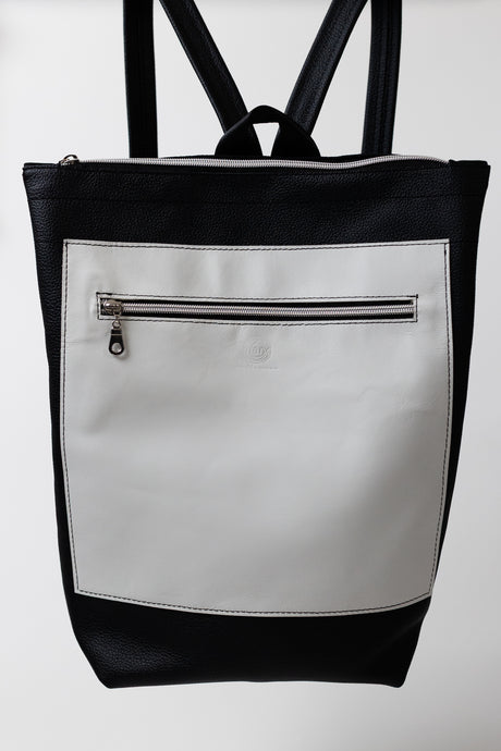 Shop Around Backpack | Upcycled Backpack Made From Salvaged Automotive Leather