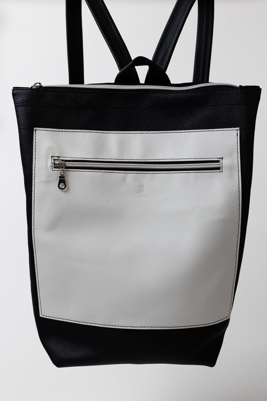 Shop Around Backpack | Upcycled Backpack Made From Salvaged Automotive Leather