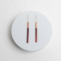 EmPower Earrings | Repurposed Automotive Copper Hairpin for Electric Vehicles | Gold Plated Ear Wire