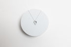 From the Heart Necklace | Repurposed Automotive Steel Disc | Sterling Silver Chain