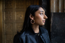 Load image into Gallery viewer, Roundabout Copper and Gold Plated Earrings