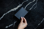 Minimalist Wallet | Repurposed Automotive Leather | Card Pockets | Black, Gray