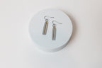 Archways Earrings | Repurposed Automotive Aluminum & Brass | Stainless Steel Ear Wire