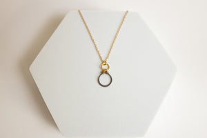 How Sweet It Is Stainless Steel & Gold Plated Necklace