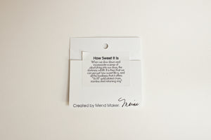 How Sweet It Is Stainless Steel & Gold Plated Necklace