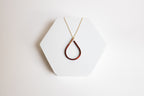 Power Within Necklace | Repurposed Copper Hairpin for Electric Vehicles | Gold Plated Chain