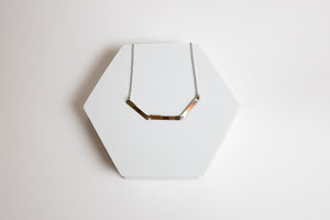 Midnight Train Copper & Stainless Steel Necklace