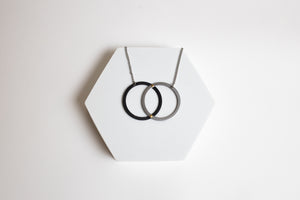 It Takes Two Steel Necklace