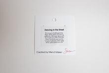 Load image into Gallery viewer, Dancing In The Street Copper &amp; Glass Earrings