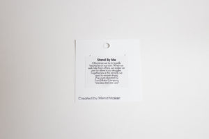 Stand By Me Steel Earrings