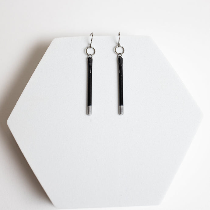 Stand By Me Steel Earrings