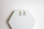 How Sweet It Is Earrings | Repurposed Stainless Steel Auto Retaining Ring | Gold Plated Ear Wire