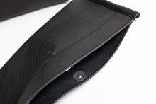 Load image into Gallery viewer, Destination | Travel Bag &amp; Brush Pouch Set made with Repurposed Automotive Vinyl