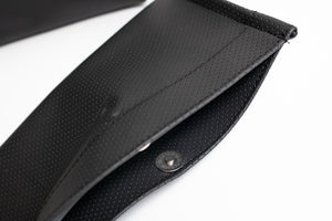 Destination | Travel Bag & Brush Pouch Set made with Repurposed Automotive Vinyl